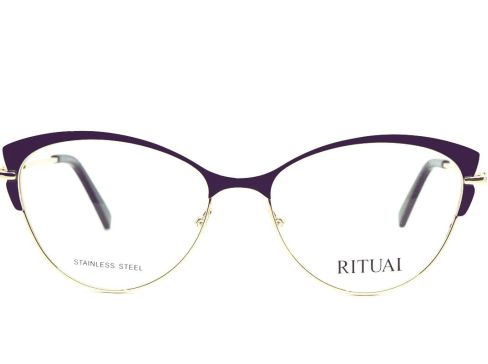 Dámské brýle Ritual černo-zlaté plast/kov R 405C1